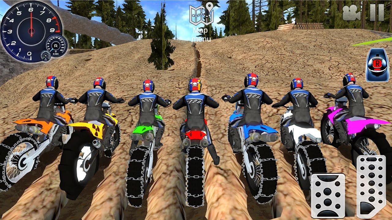 Juego de Motos - Extrema de Motocicletas Aventuras #2 - Offroad Outlaws - Android / IOS gameplay