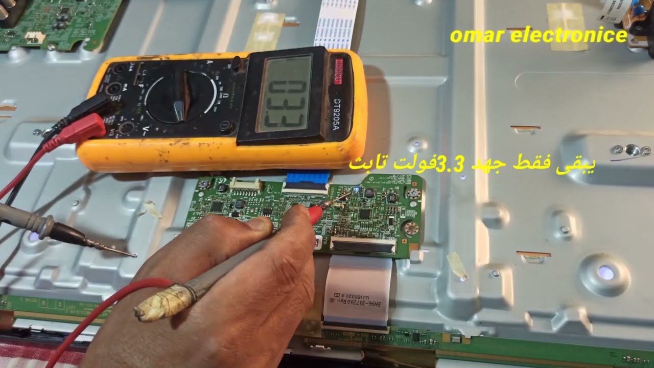 عطل غريب على samsung smart led model UE48H5570SS  تيكون BN41-02111A تابع شرح لاتمل من مشاهدة الفيديو