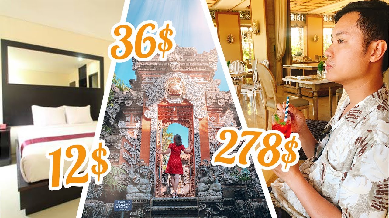 Soi sạch đủ ngóc ngách khách sạn từ 250k đến khách sạn 5 sao 6500k ở Bali | TRẢI NGHIỆM DU LỊCH BALI