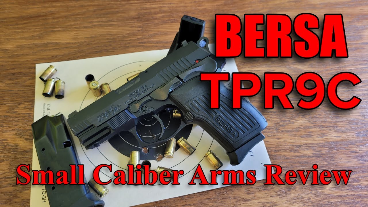 Bersa TPR9C - Alloy frame Concealed Carry 9mm Pistol
