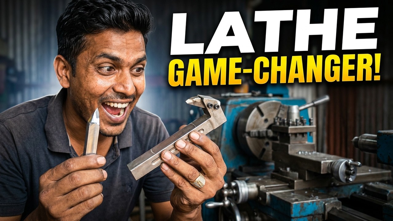 Perfectly operate the machining tools on the lathe