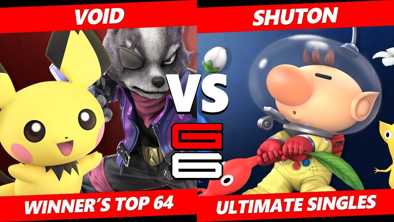 Genesis 6 SSBU - CLG.VoiD (Pichu, Wolf) VS SST | Shuton (Olimar) Smash Ultimate Winner's Top 64