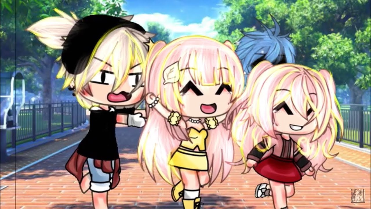 A happy family again 💦💭 (gacha story)Glmm gacha life ❤️