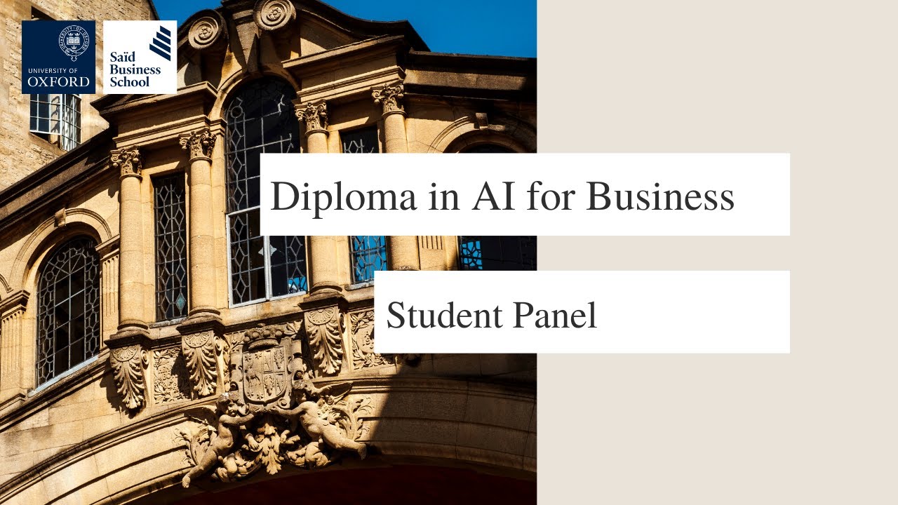 Diploma in Artificial Intelligence for Business Student Panel