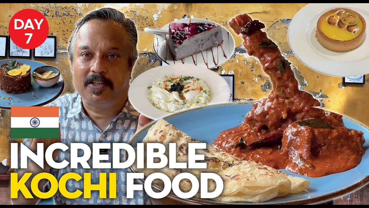 🍰 🍹 5 ОБЯЗАТЕЛЬНЫХ К ПОСЕЩЕНИЮ КАФЕ В ФОРТ-КОЧИ | Kochi Food Tour-7