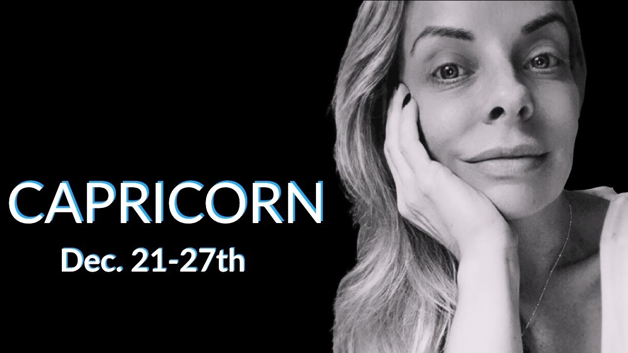 CAPRICORN:  Get the popcorn ready.  They're going to try and explain, and it's gonna be a good one.
