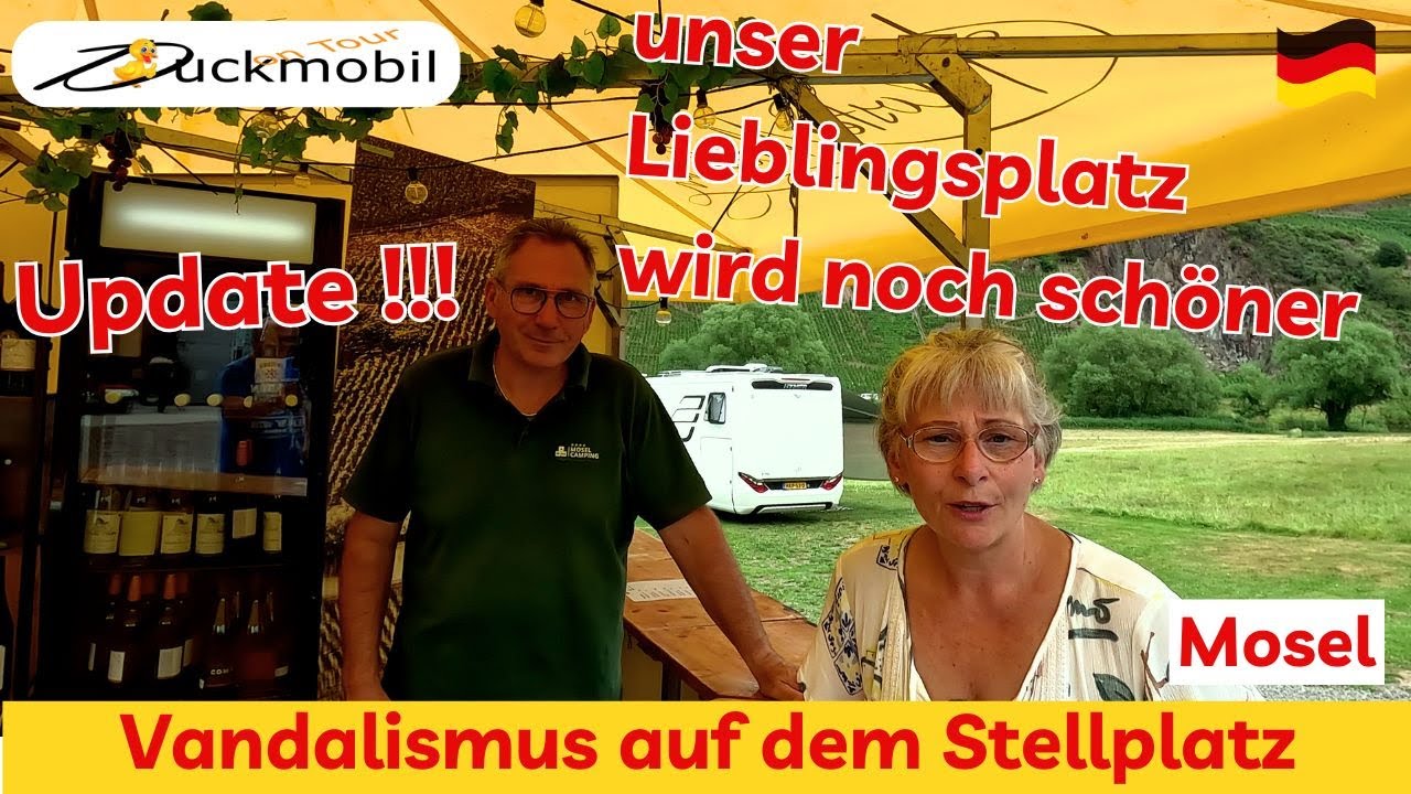 UPDATE - Wohnmobilstellplatz Pünderich mit vielen Neuheiten - unsere Perle an der Mosel