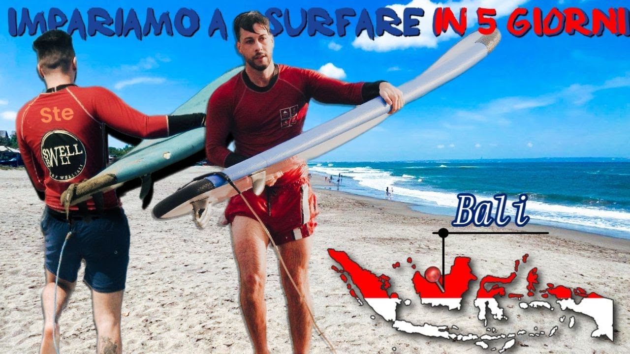 BALI - Impariamo a SURFARE in 5 GIORNI