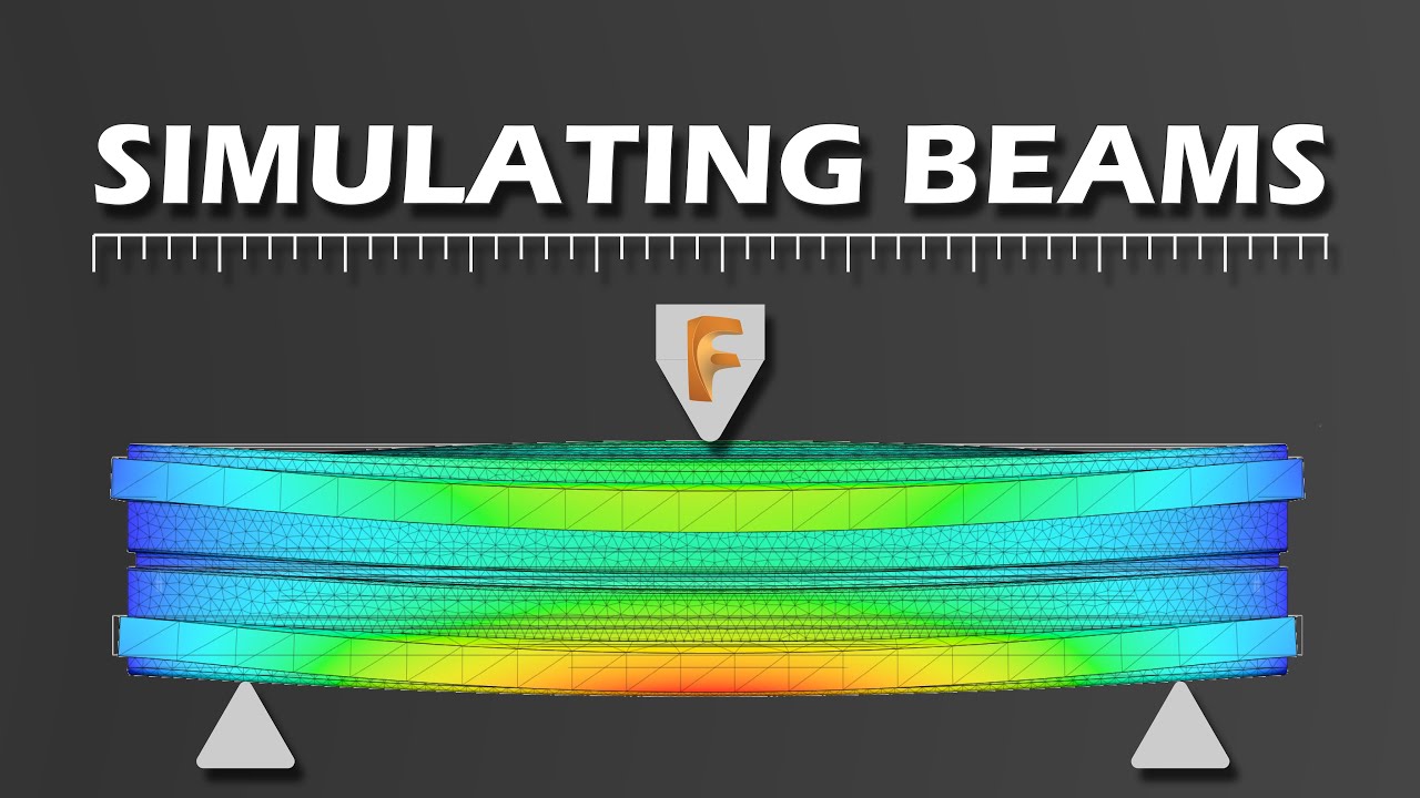 How to simulate and compare beams and parts in Fusion 360