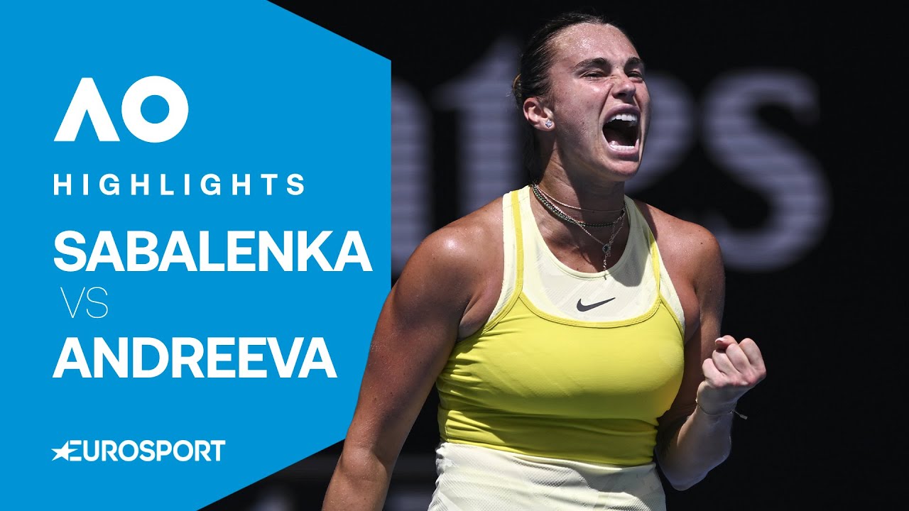 Aryna Sabalenka vs Mirra Andreeva | Round Four | Australian Open 2025 Extended Highlights 🇦🇺