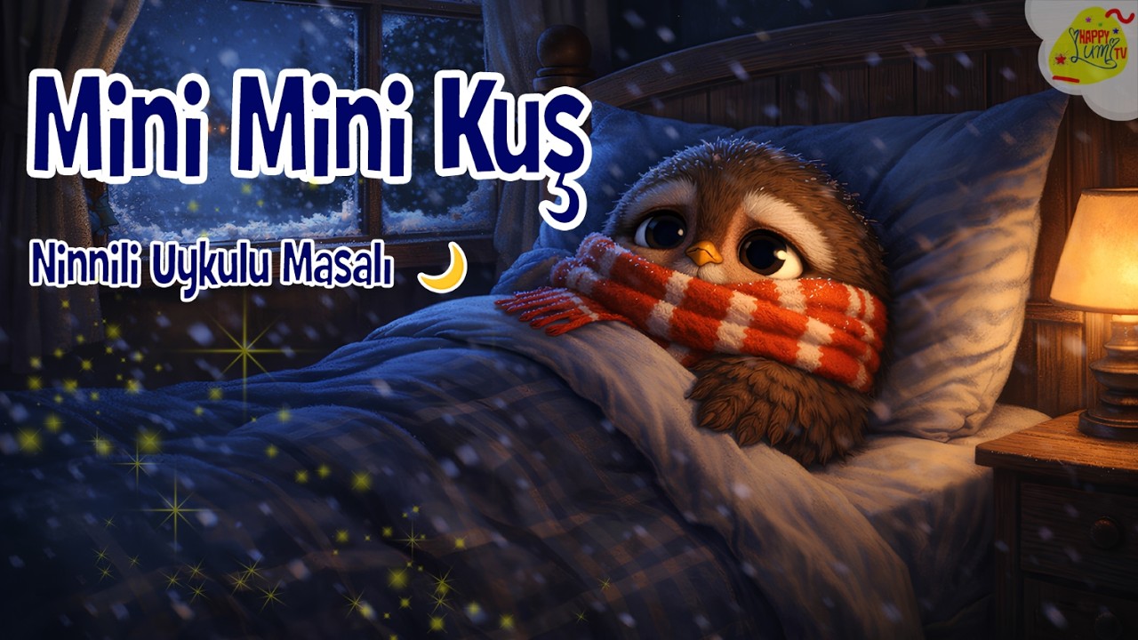 Mini Mini Kuş’un Ninnili Uykulu Masalı 🌙 | Uyku Hikayesi | Happy Lumi
