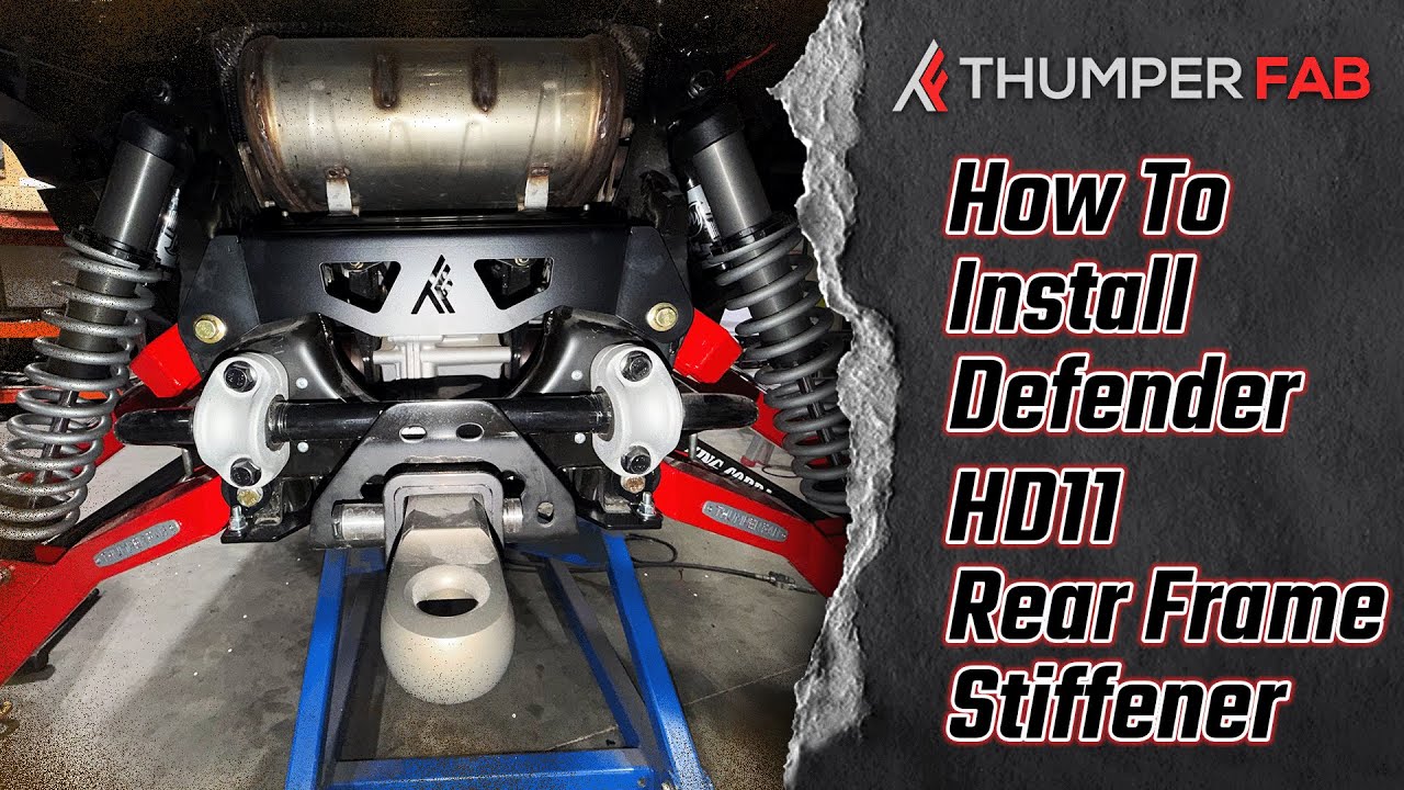 Инструкция по установке: Усилитель задней рамы Can-Am Defender HD11 | Thumper Fab