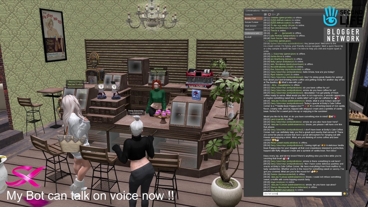 Mind-Blowing!! My bot can talk now. ON VOICE!! This is soooo cool!!
