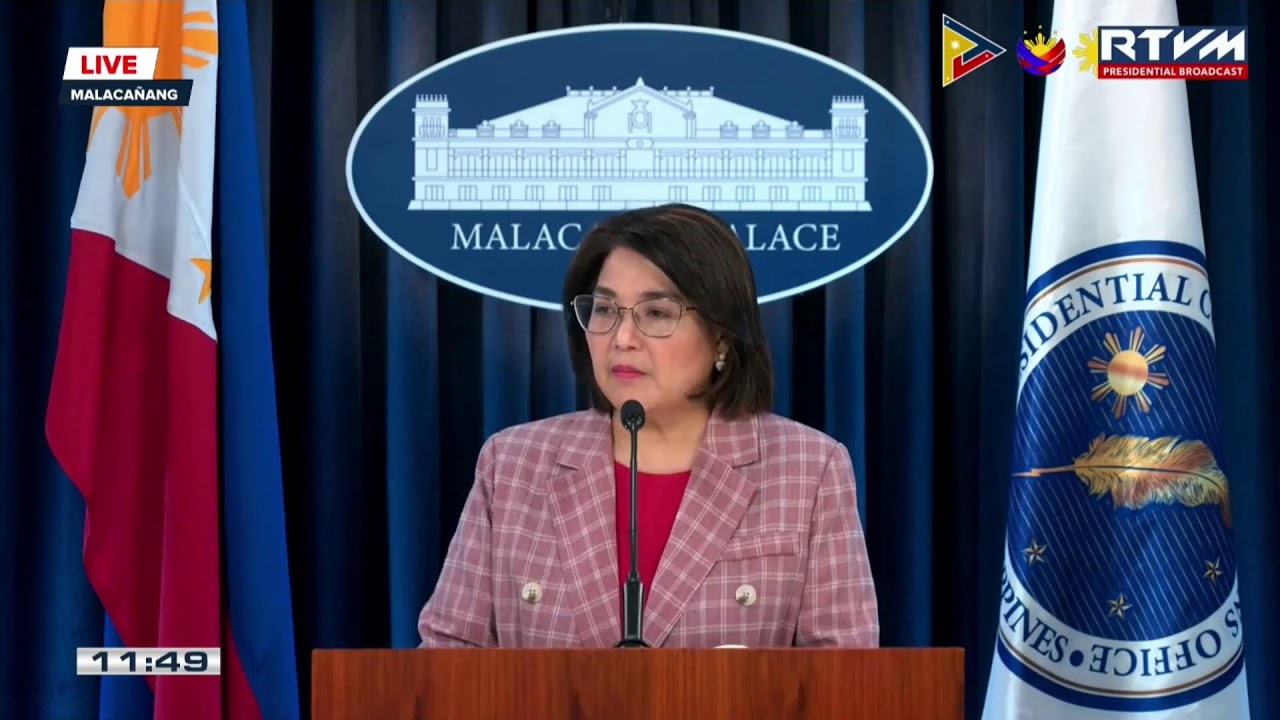 WATCH: Malacañang Press briefing | March 14, 2025
