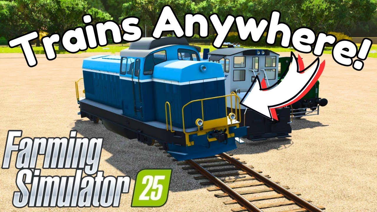 This FS25 Train Mod Changes Everything!! ZCA Trains mod review!