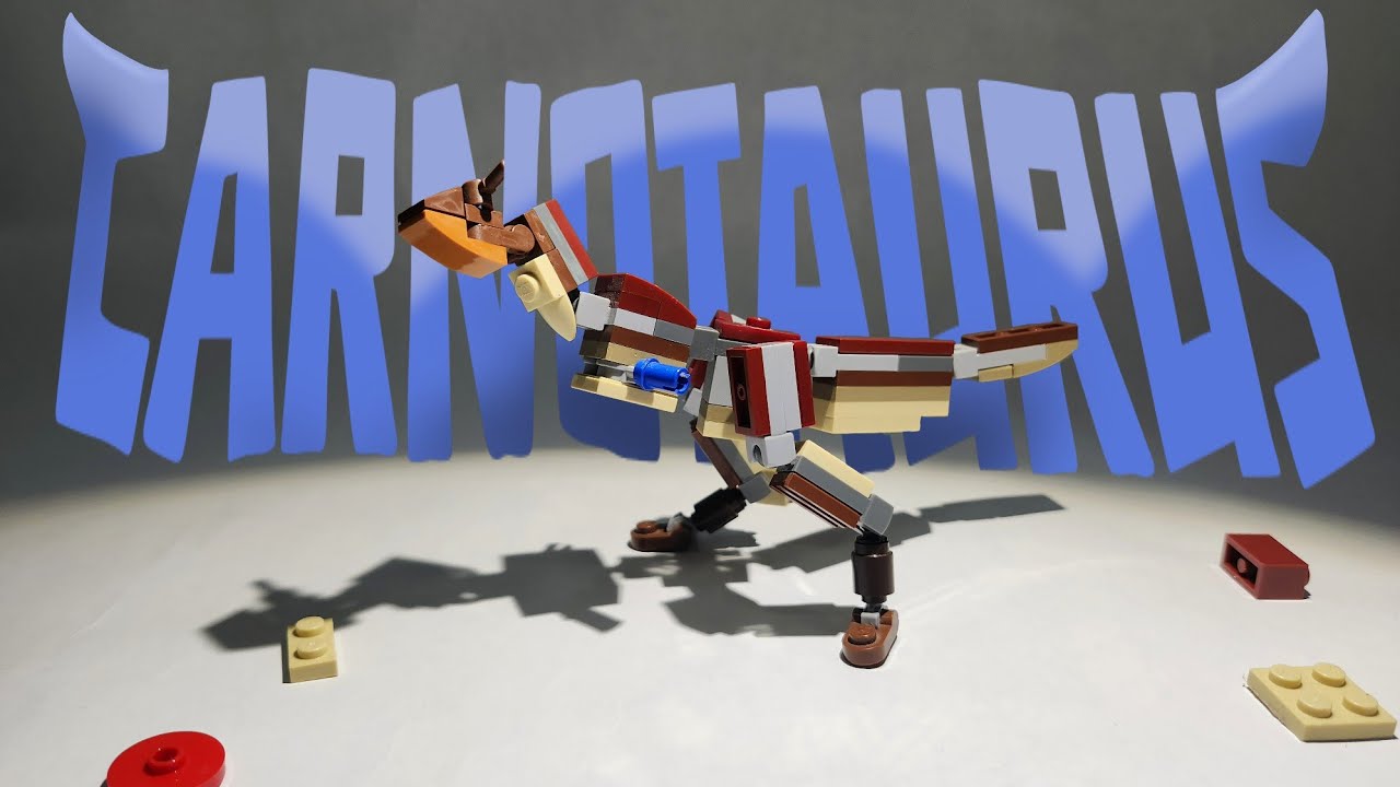 How to Build a LEGO Carnotaurus
