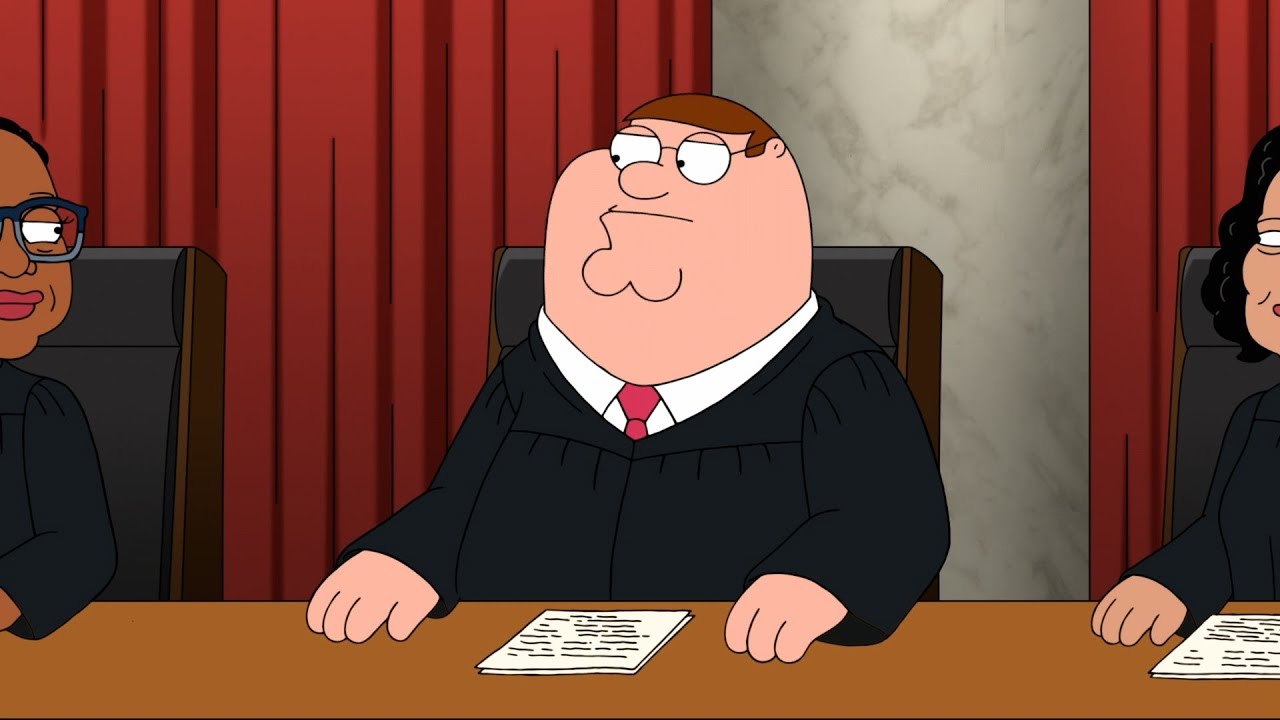 Family Guy - Peter Becomes Supreme Court Judge