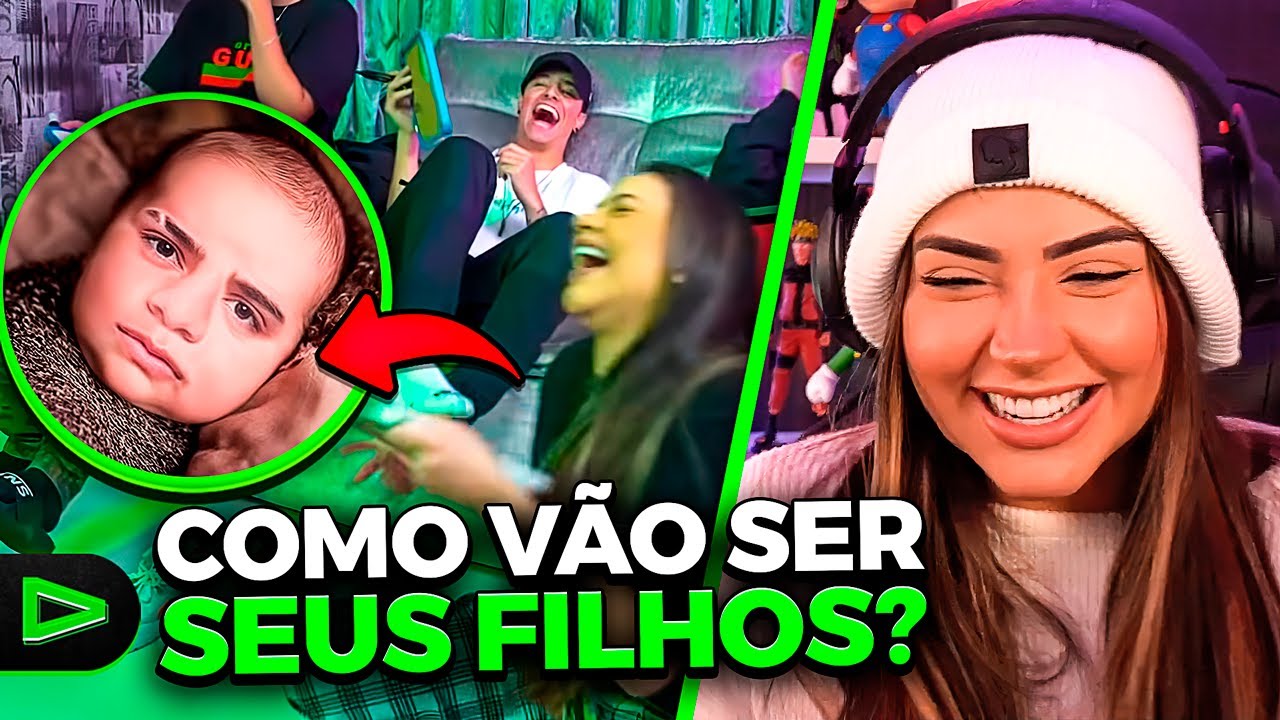 TAINÁ COSTA INVADE A LIVE DO LOUD CORINGA E REAGE A COMO VÃO SER OS FILHOS DELES!