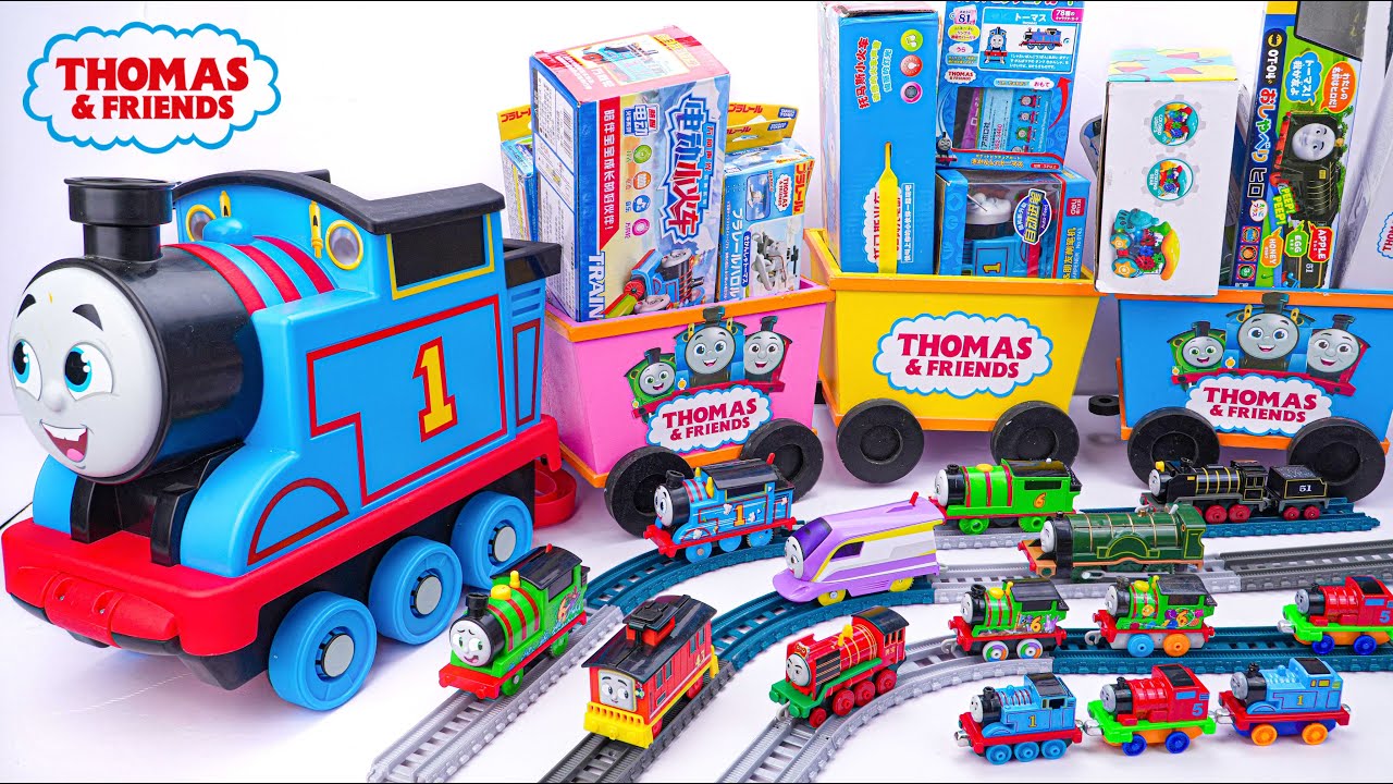 Thomas & Friends Track Toys Collection ASMR | Thomas, Percy, James, Gordon, Edward, Annie & Clarabel