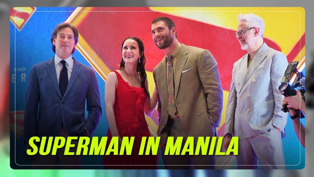 FULL: Fireworks, wild welcome as 'Superman' kicks off world tour in Manila | ABS-CBN News