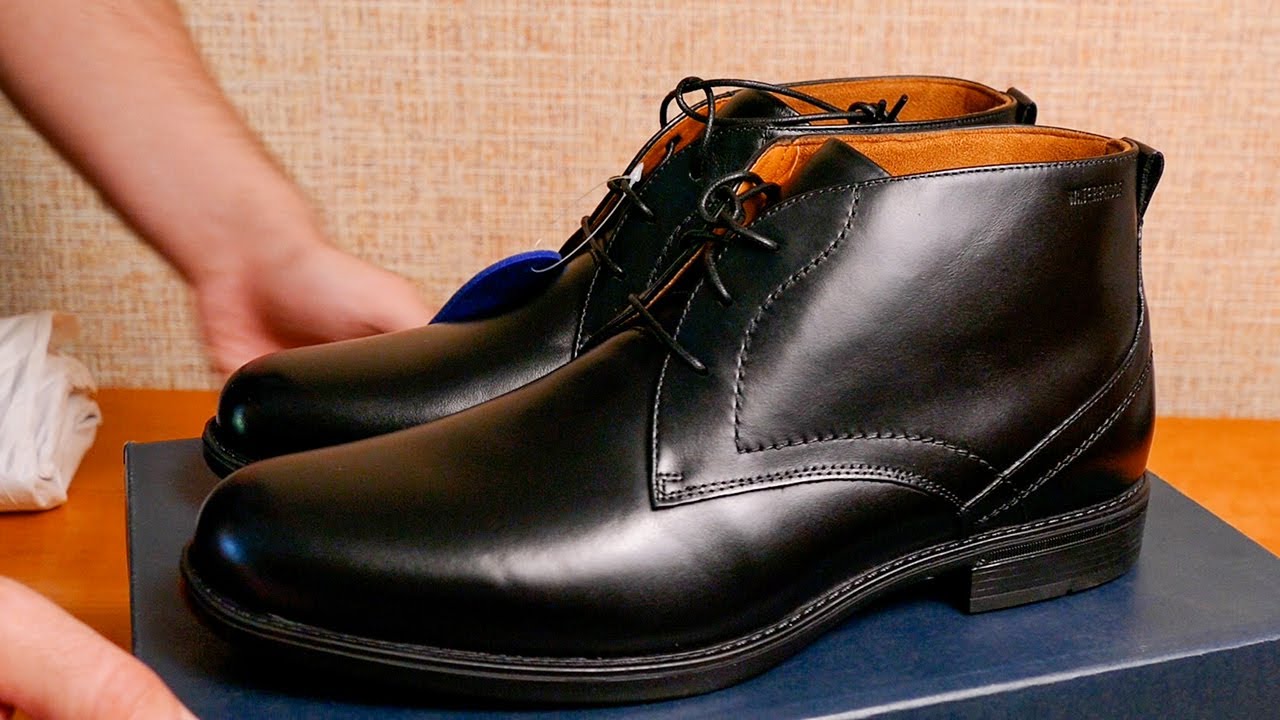 Florsheim Men's Chukka Boots Unboxing. Black Smooth