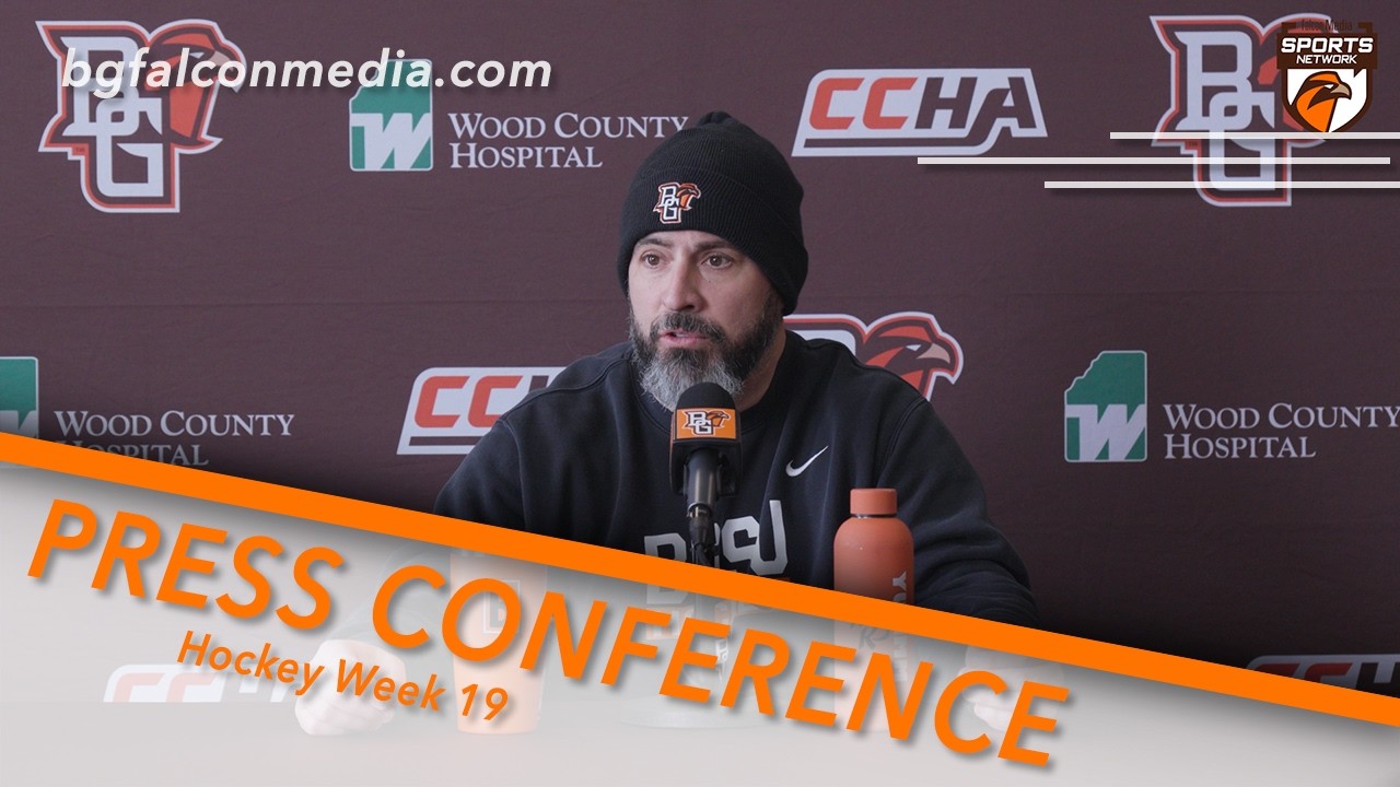 BGSU Hockey Week 19 Press Conference