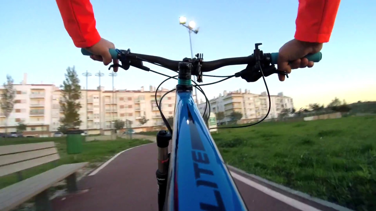 Decathlon Geonaute GEYE 900 Camera 2017 quick bike test - 1080p 60fps No Image Stabilizer