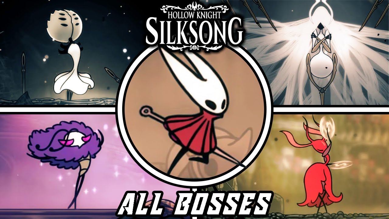 Hollow Knight: Silksong - All Bosses [No Damage | No Tools] + All Endings