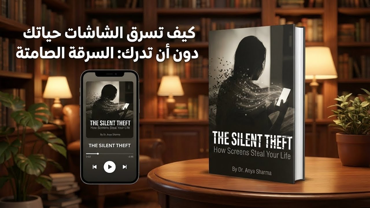 كيف تسرق الشاشات عمرك دون أن تشعر، السرقة الصامتة، كتاب صوتي