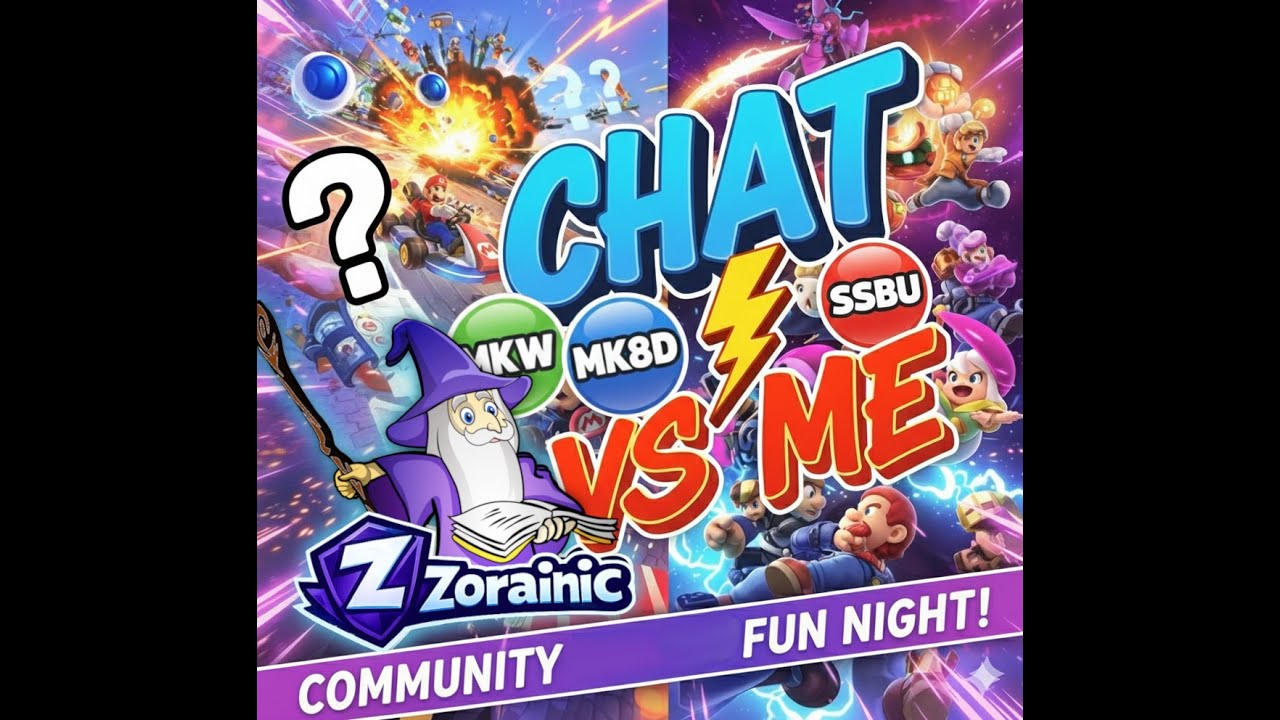 CHAT VS ME: The Ultimate Switch Showdown! MK8D, MKW, Smash
