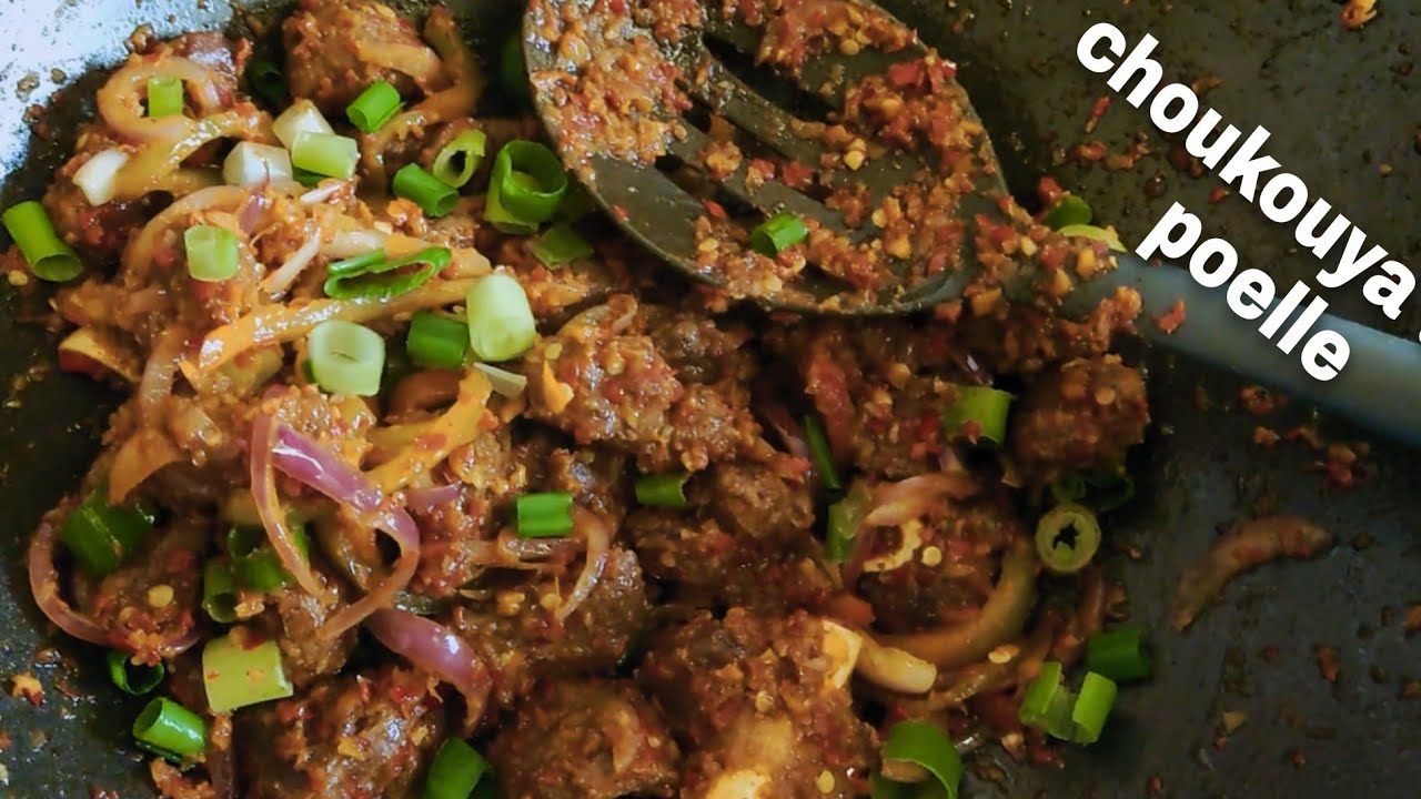 choukouya a la poelle ,plat ivoirien 🇨🇮