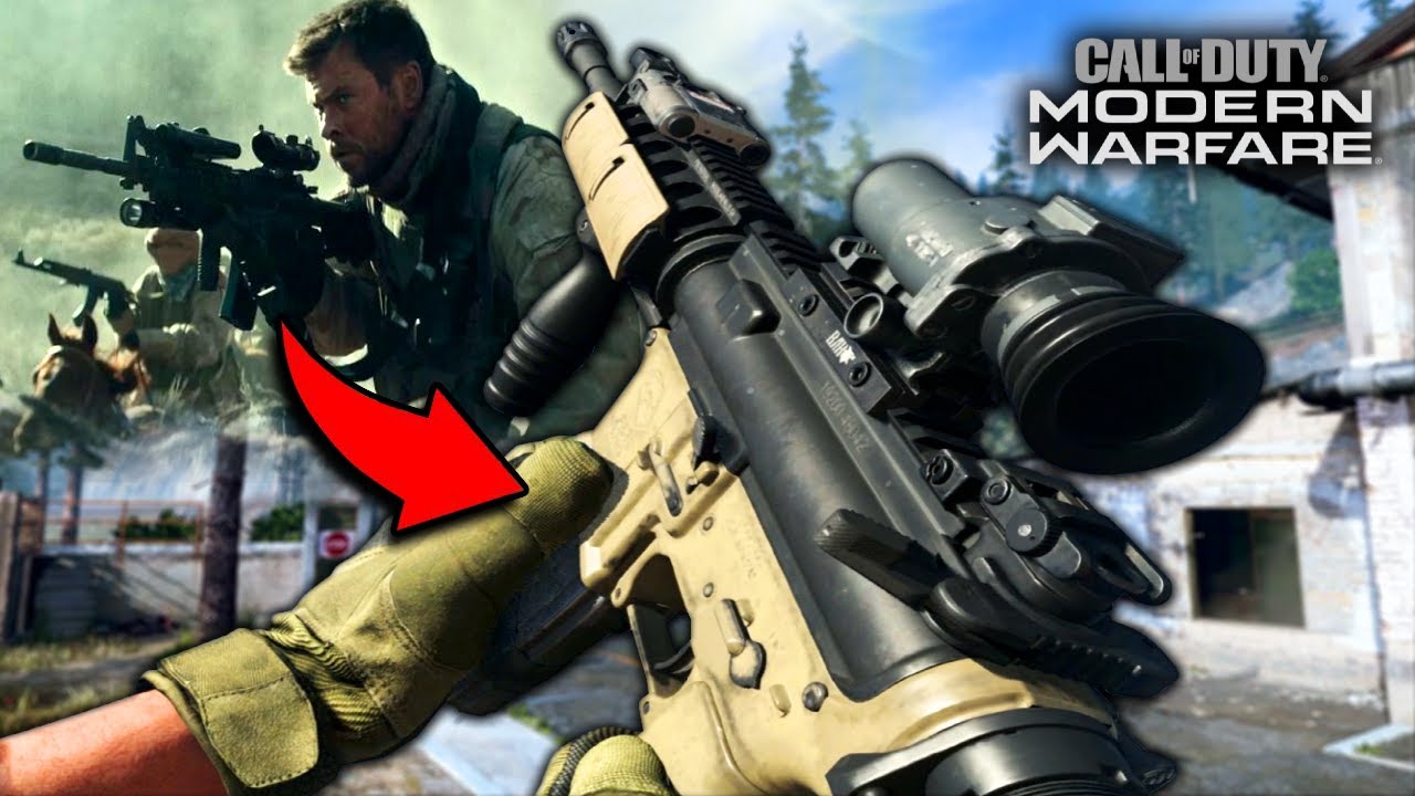 M4A1 & AK-47 Loadout from 12 Strong Movie - Modern Warfare (2019) Multiplayer Gameplay