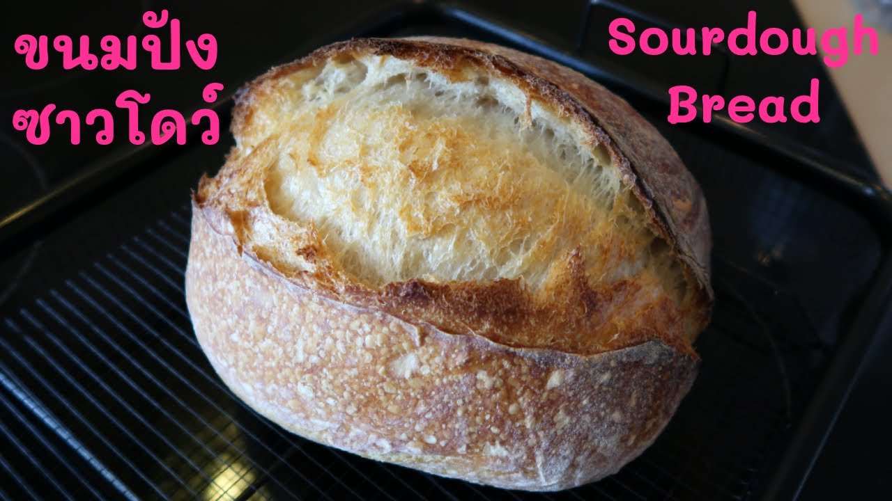 ทำขนมปังซาวโดว์ Sourdough Bread จากยีสต์ธรรมชาติ | ชีวิตในออสเตรเลีย