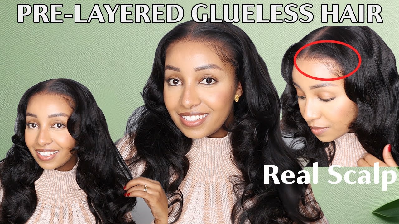 *NEW* Butterfly Cut Pre-Styled Hair! Completely Glueless Feathered Layers (ft Unice Hair)