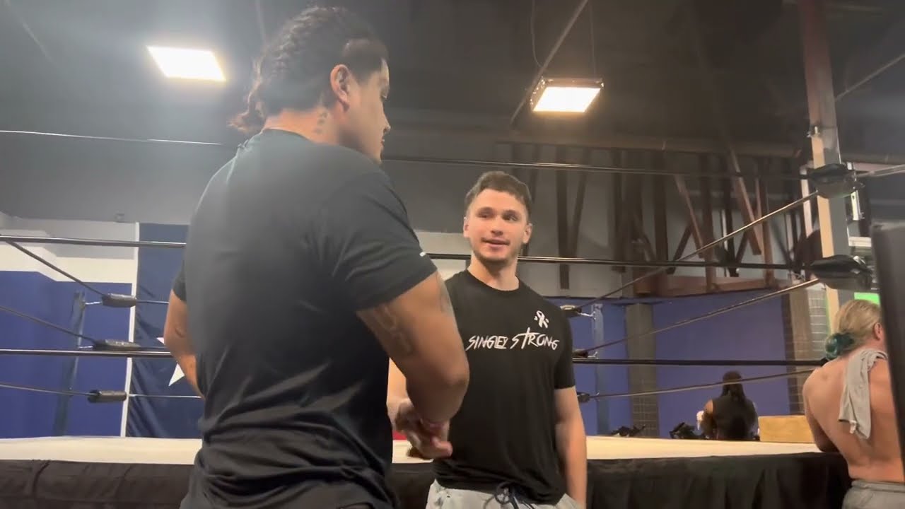 MY FIRST PRO WRESTLING TRAINING WENT LIKE THIS…