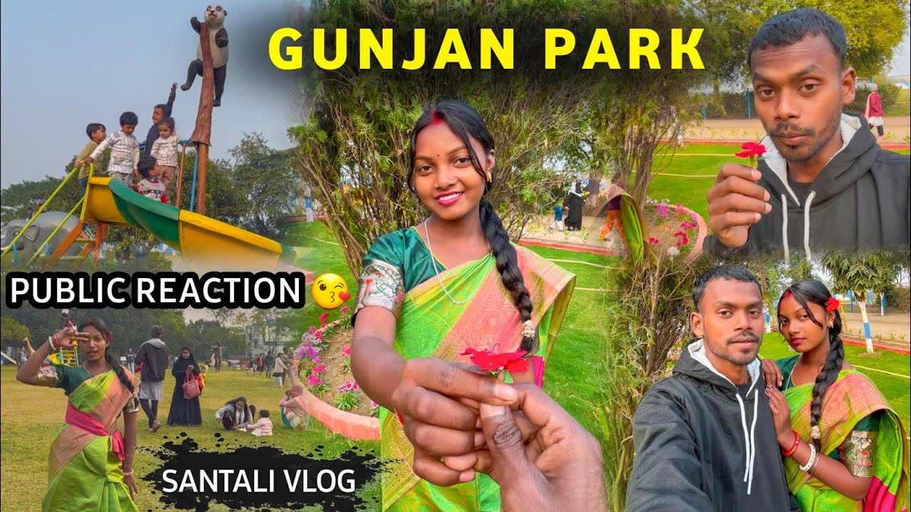 Public Reaction 👀🥰 Asansol Gunjan Park || Santali Vlog Video || Bikash Murmu Official 