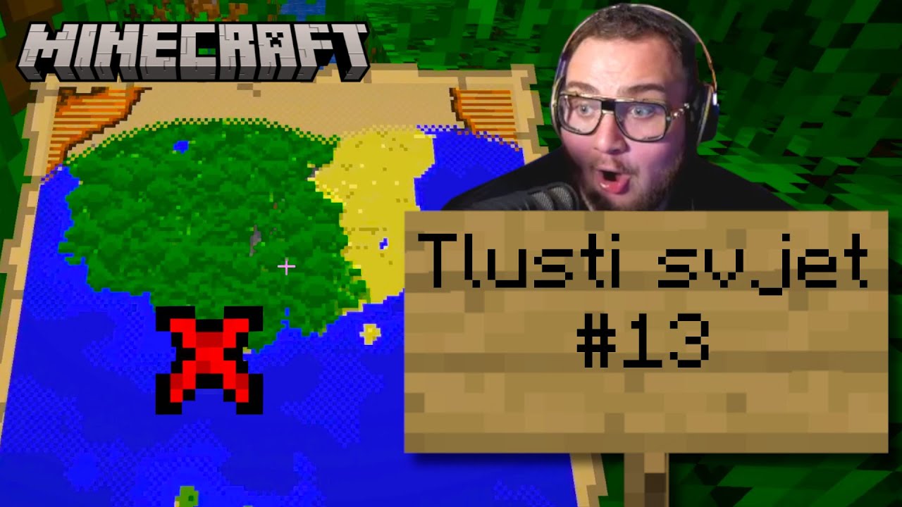 VELKÁ VÝPRAVA A POKLAD! | Minecraft Tlusti svjet #13