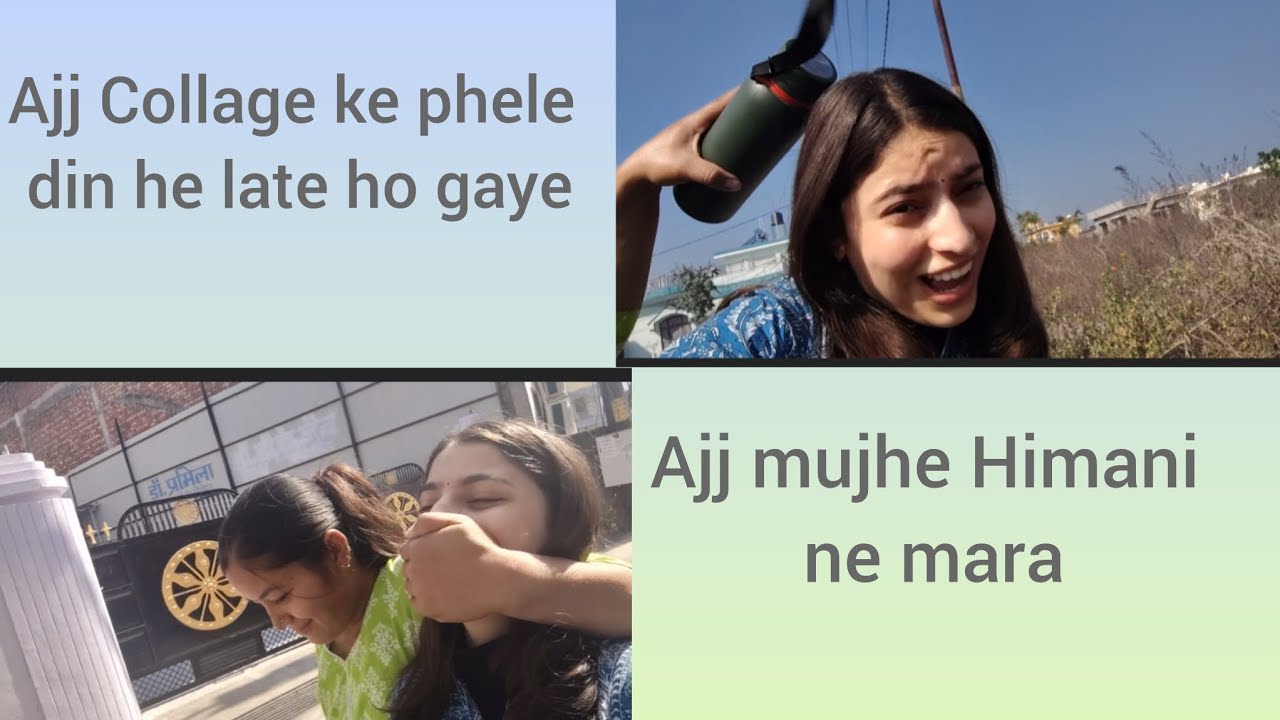 Ajj Collage ke phele din he late ho gaye @arpitarawat6398 