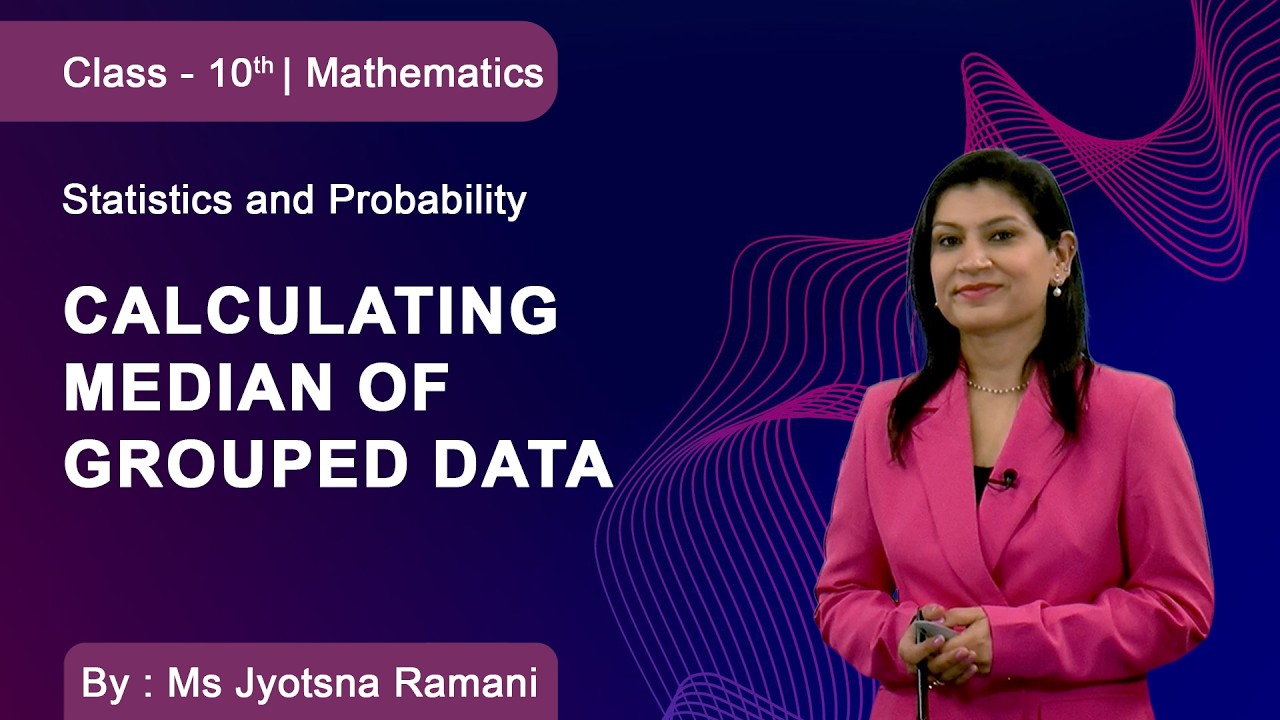 Class 10 | Mathematics | Statistics and Probability | Calculating Median of Grouped Data
