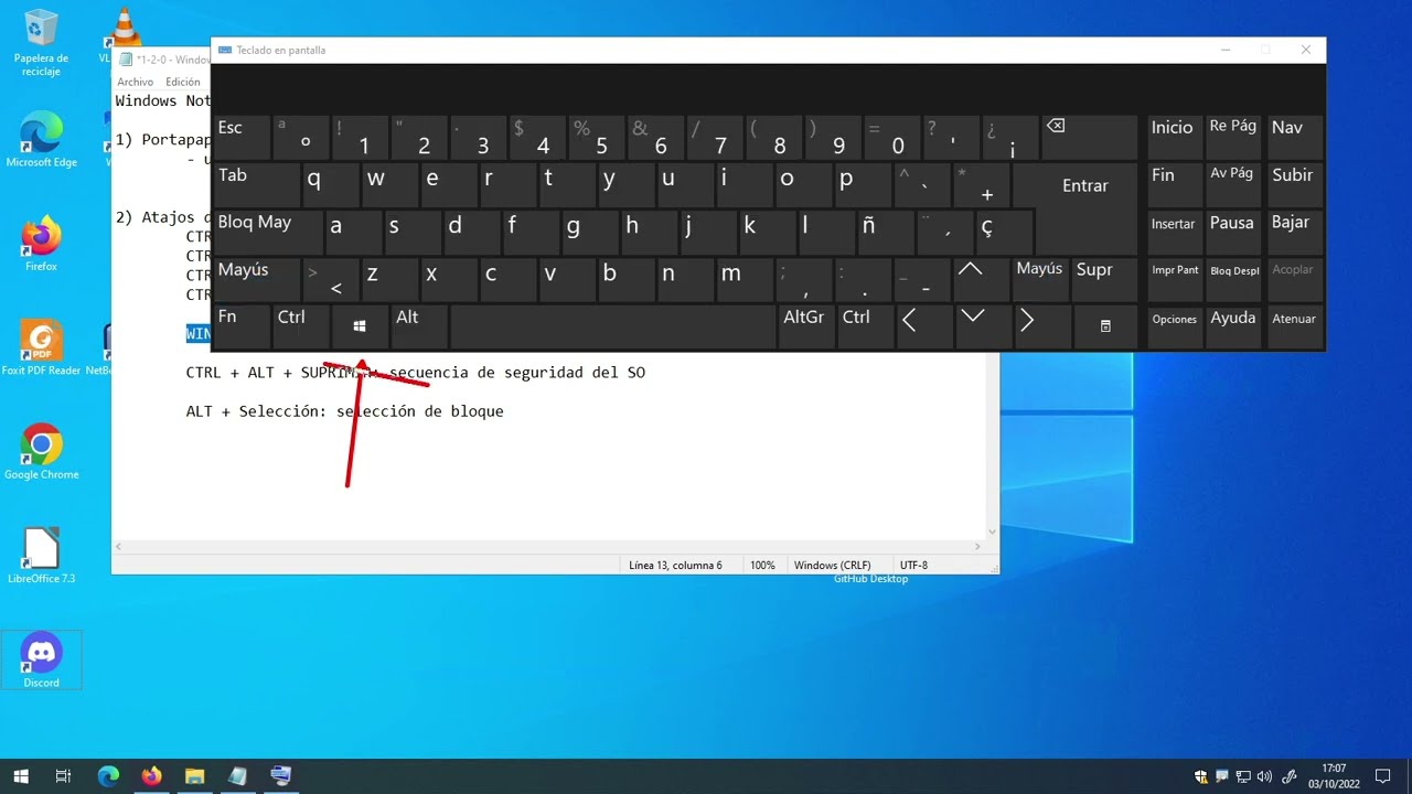 MP0483-SI: Windows: Notepad++, portapapeles y atajos de teclado