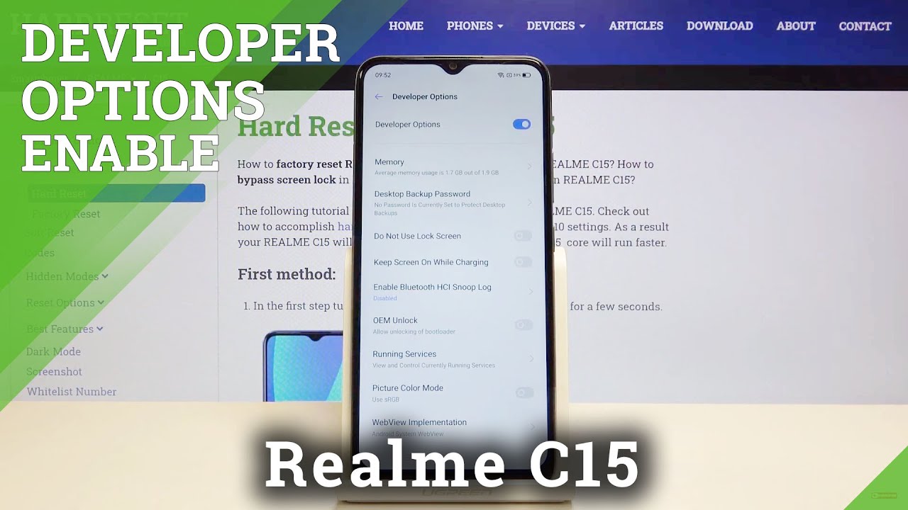 How to Enable Developer Options in REALME C15 &ndash; Find Advanced Settings