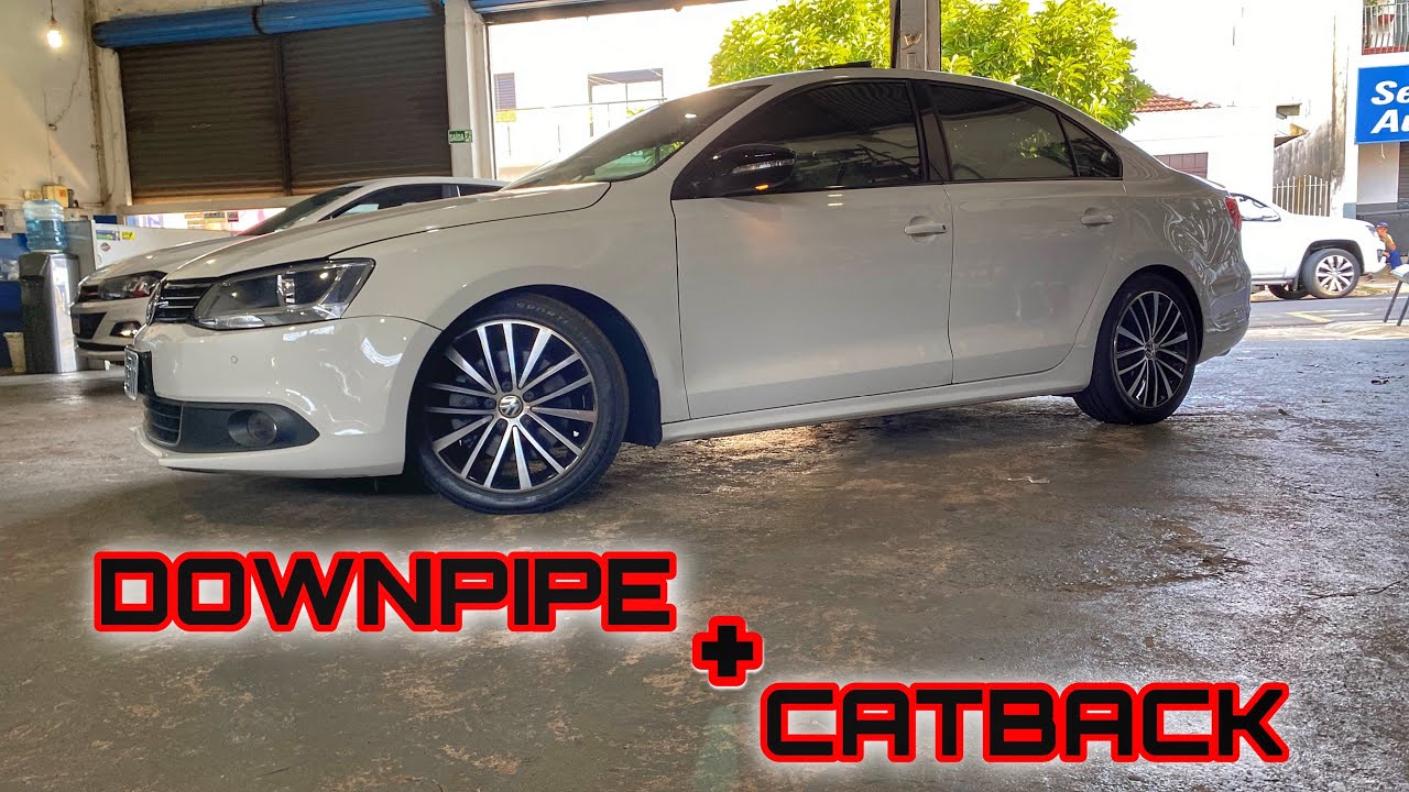 JETTA TSI STAGE 2 COM DOWNPIPE E CATBACK - RONCO MUITO TOP