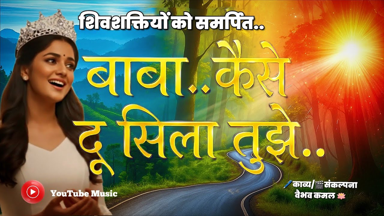 #शिवबाबा..कैसे दू सिला तुझे.. 🌹 काव्य /संकल्पना~वैभव कमल 🪷 #musicvideo #shivbaba