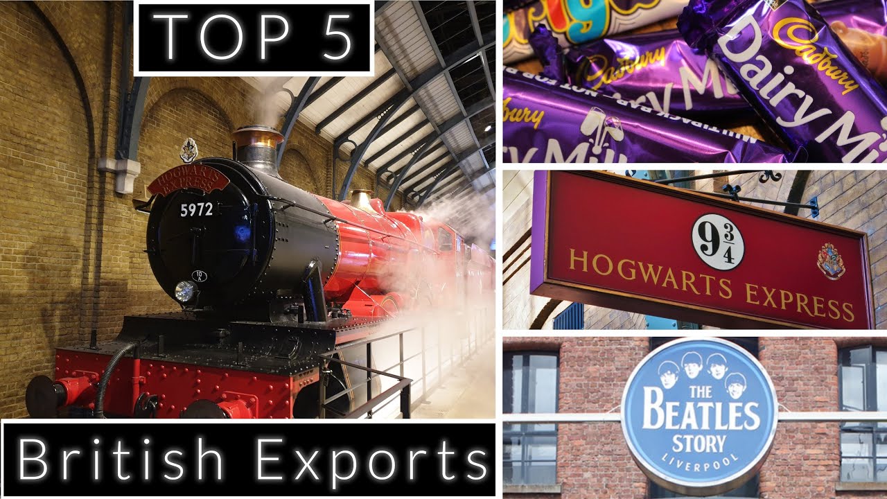 Top 5 British Exports and Giveaway (4K)