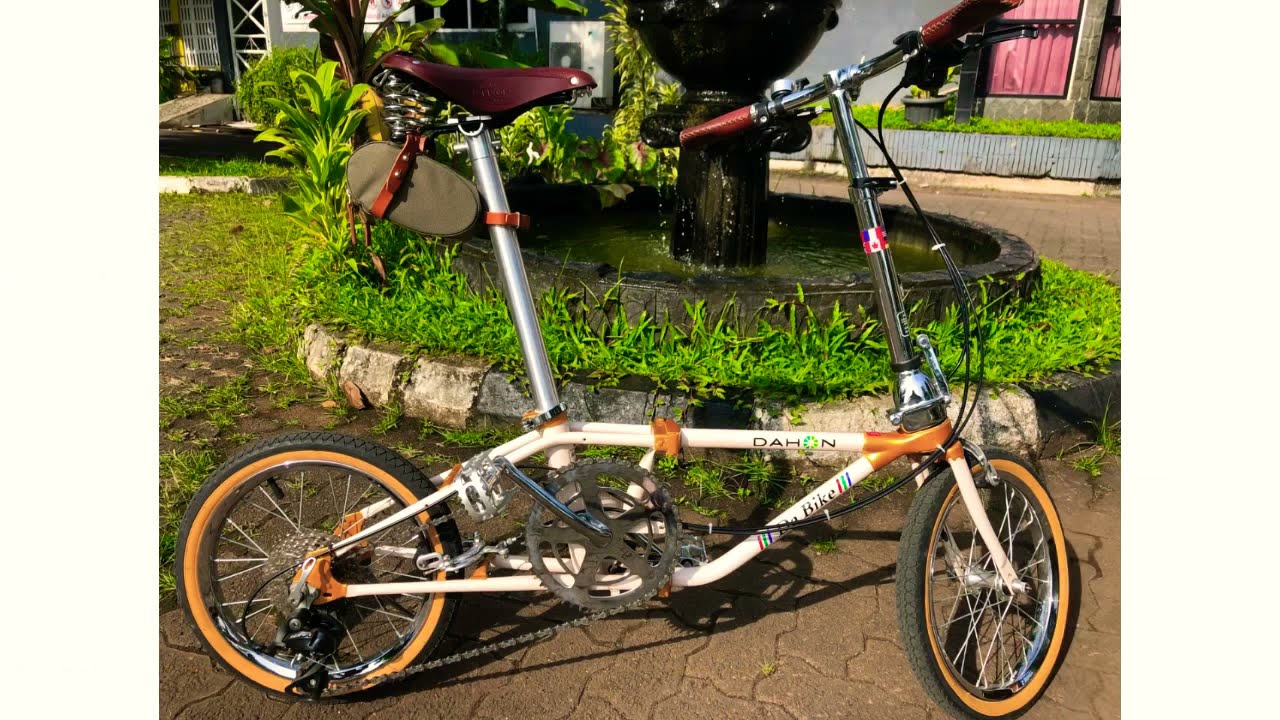 Sepeda dahon Classic da Bike full upgrade brooks