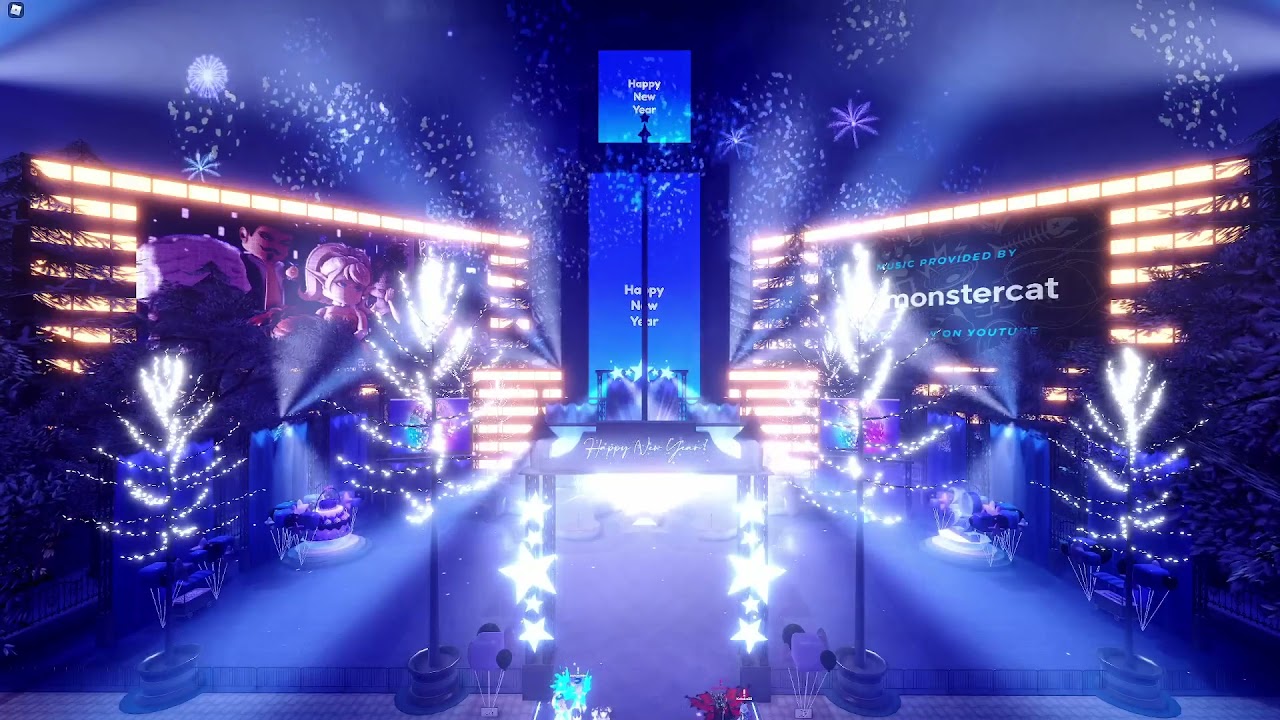 NEW YEARS BALL DROP IN ROYALE HIGH! (2021-2022)