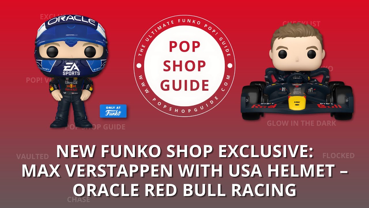 New Funko Shop Exclusive: Max Verstappen with USA Helmet – Oracle Red Bull Racing | Funko Pop! News