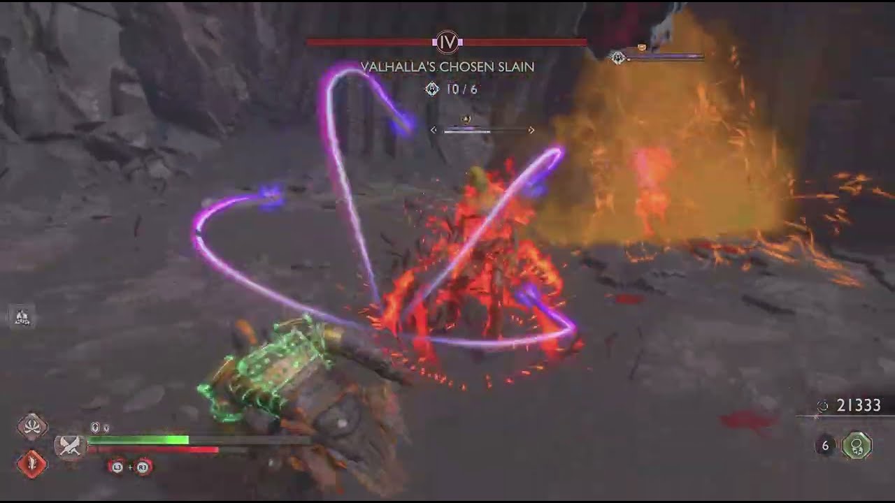 Dark Odessey Kratos VS King Hrólf Kraki berserker boss fight #353 (Give Me Prowess) (4K HDR)