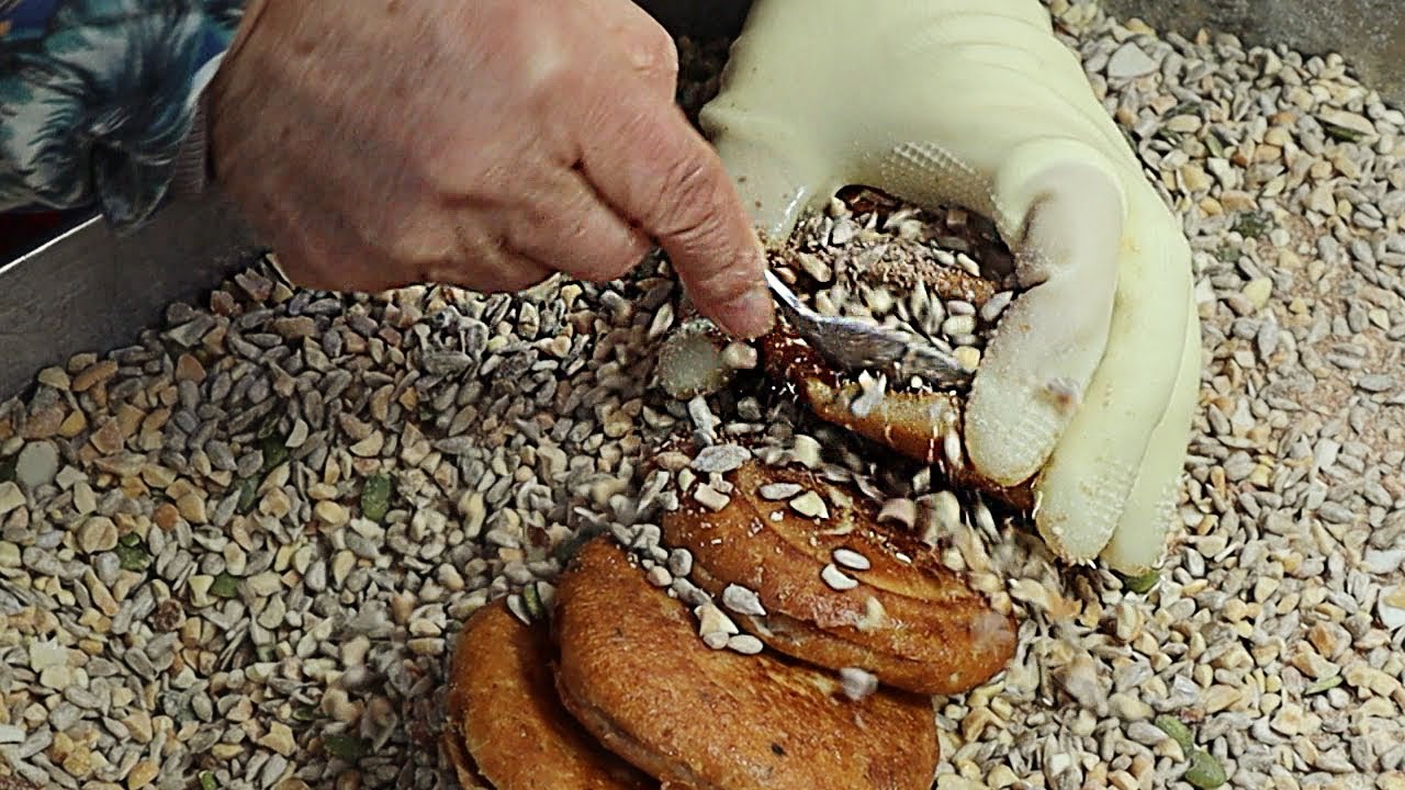 여전히 줄서서 먹는 이승기 씨앗호떡! 부산 남포동 / Seed hotteok, sweet pancake with seed - korean street food