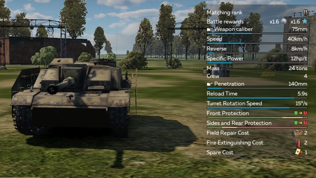 Stug III G Gameplay | War Thunder Mobile Gameplay | No Commentary